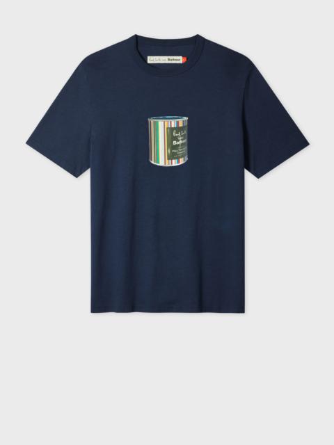 Paul Smith loves Barbour - Wax Tin Print T-Shirt
