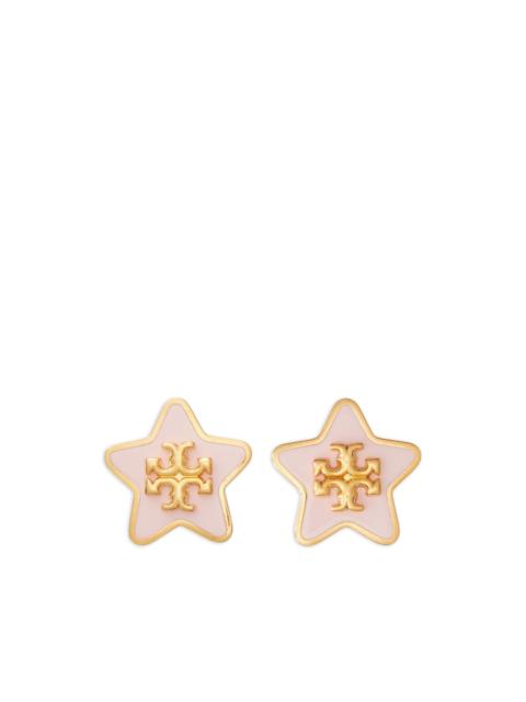 Forget Me Not enamel stud earrings