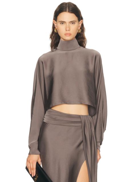 Lightweight Satin Caftan Top