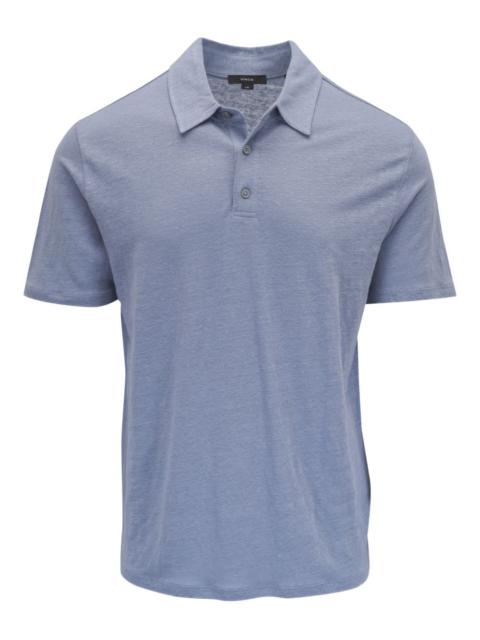 linen polo shirt