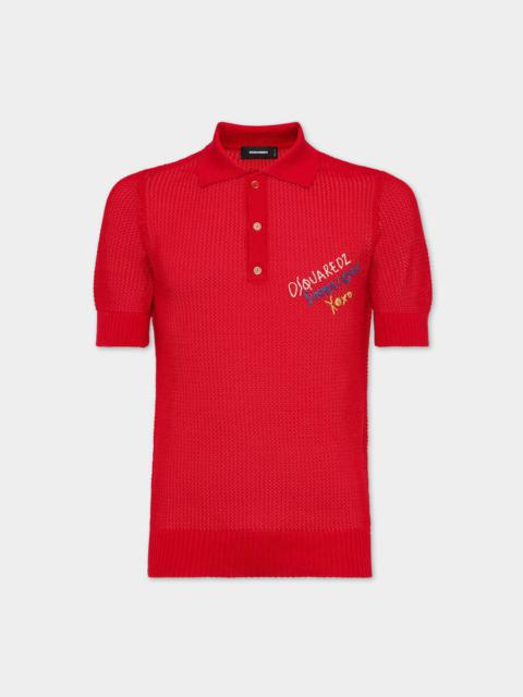 SUMMER LOVERS KNIT POLO