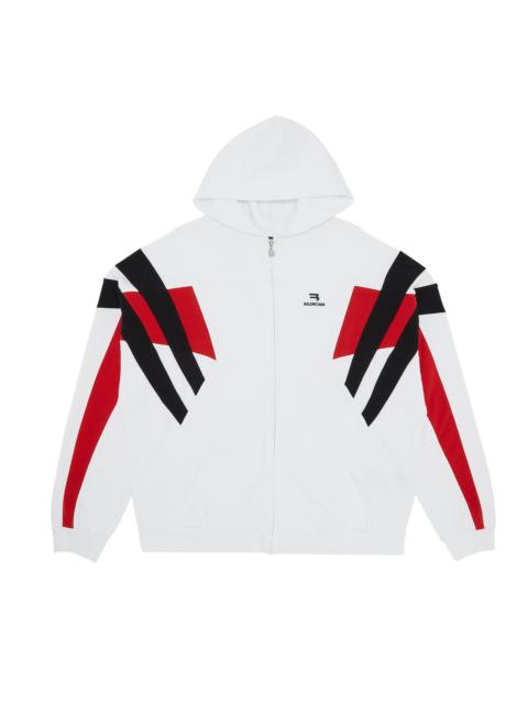 Balenciaga Tracksuit Hoodie 'White/Black'