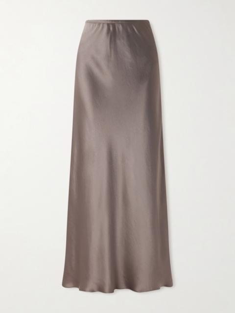 Barb Satin Maxi Skirt