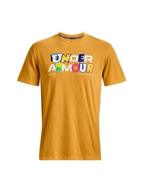 Under Armour Endorsed Heavyweight T-shirt 'Yellow' 1373999-782