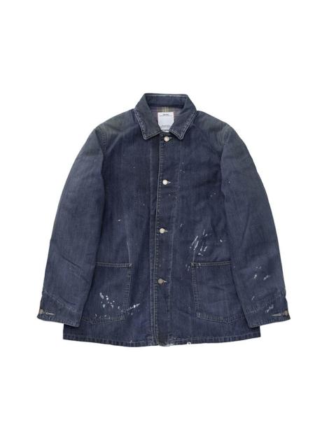 SS COVERALL DOWN DMGD INDIGO
