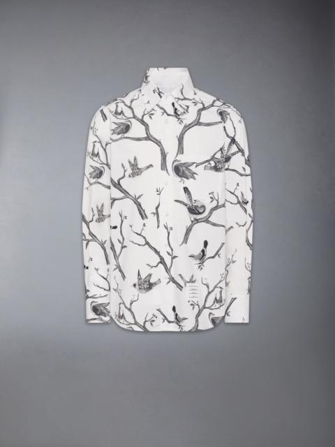 POPLIN BIRD TOILE PRINTED SHIRT