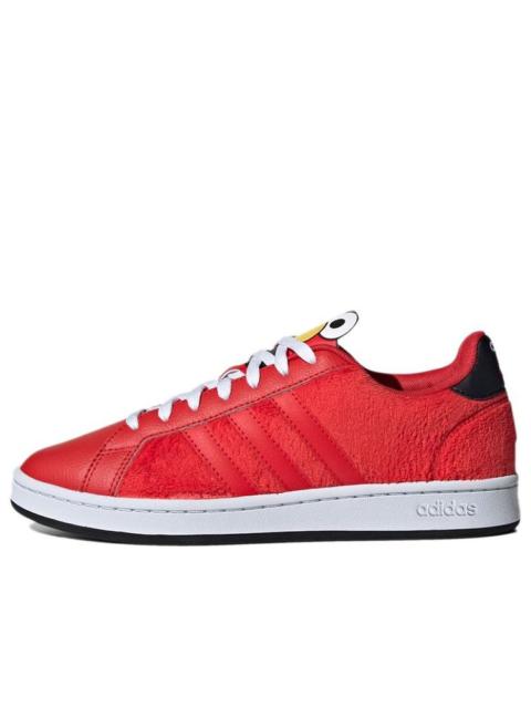 (WMNS) Sesame Street x adidas neo Unisex Grand Court Low-Top Sneakers Red/Black GX3695