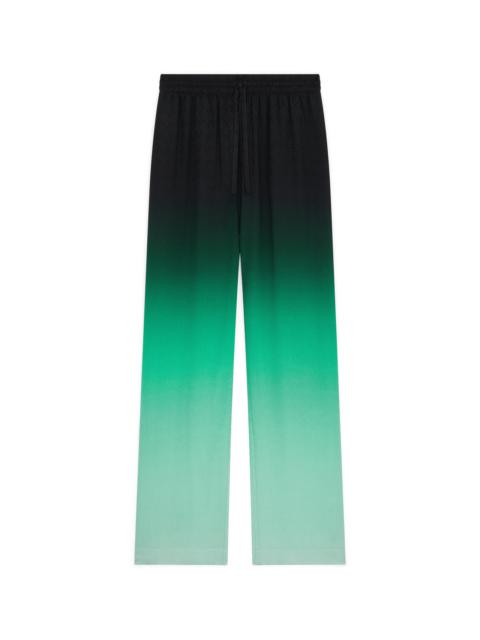 Gradient Ping Pong Jacquard Silk Trousers