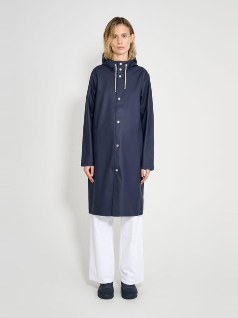 Stockholm Long Raincoat Navy