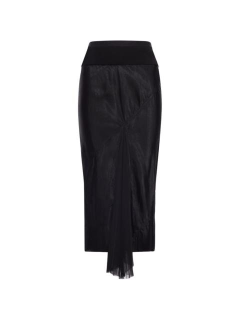 panelled midi skirt