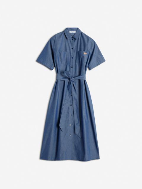 DOUBLE POCKET SHIRT DRESS