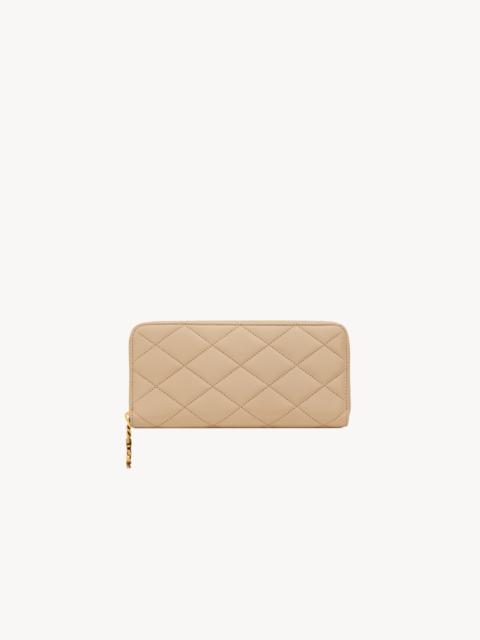 CASSANDRE BIJOU ZIP WALLET IN LAMBSKIN