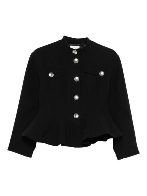 peplum-hem jacket