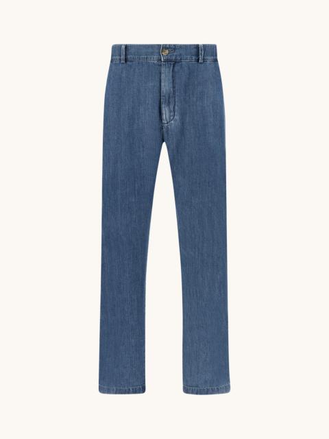 X‑SOFT CHINO TROUSERS IN DENIM