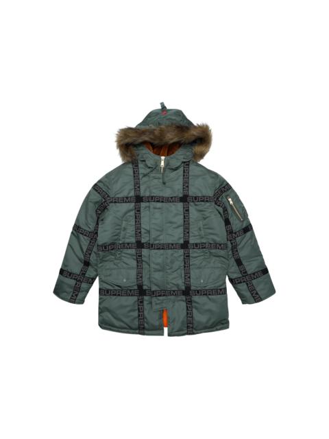 Supreme Logo Tape N-3B Parka Olive