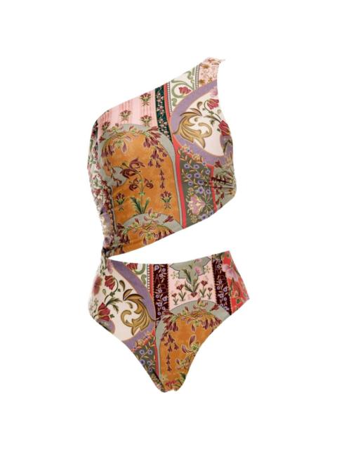 Greisa Aura cut-out one-piece swimsuit