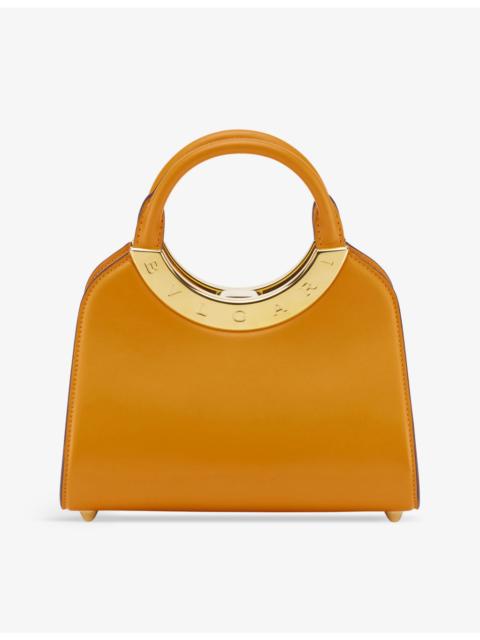 Roma small leather top-handle bag