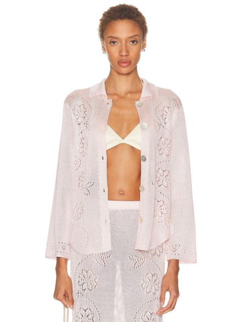 Vine Floral Long Sleeve Shirt