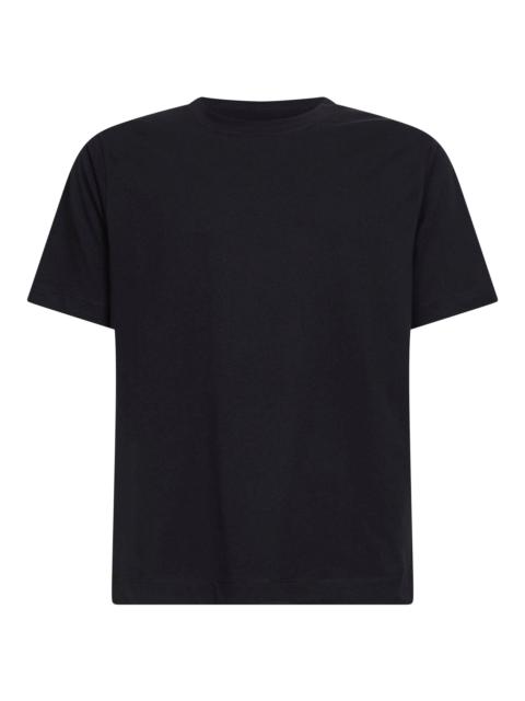 Black jersey regular-fit crewneck T-shirt