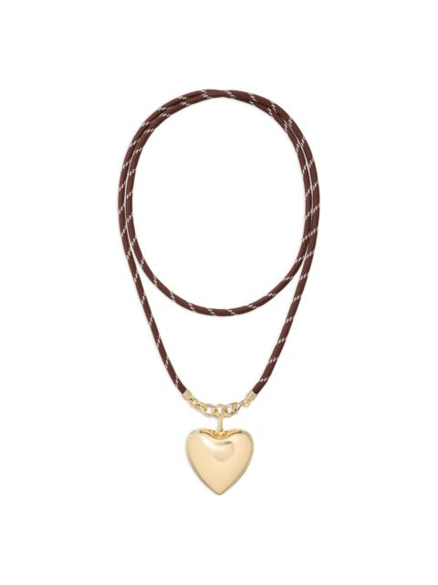 The Long Happy cord charm necklace