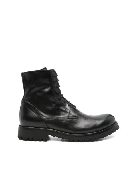 Ikonic 001 lace-up zip boots