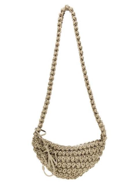 JW Anderson Popcorn Sling Crossbody Bag Grey