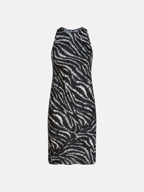 BLACK AND WHITE MINI DRESS