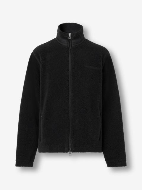 Embroidered Oak Leaf Crest Fleece Jacket