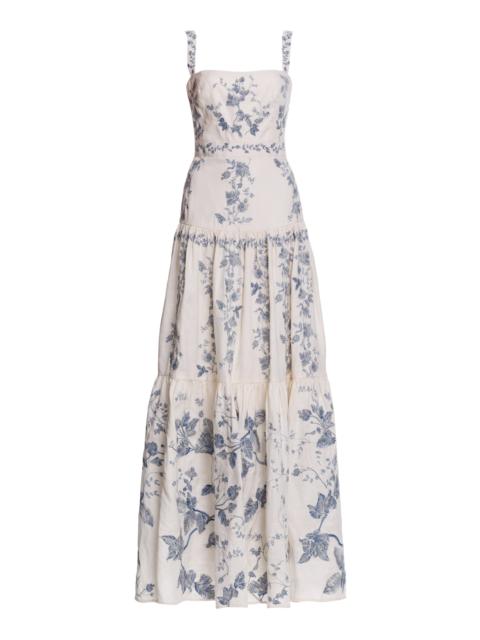 Lima Bougainvillea Maxi Dress