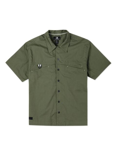 Converse Layering Shirt 'Olive Green' 10024356-A01