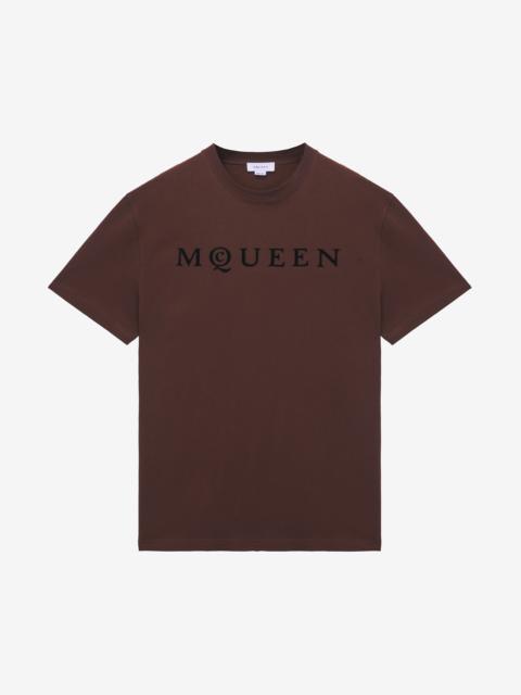 Flocked McQueen Logo T-shirt