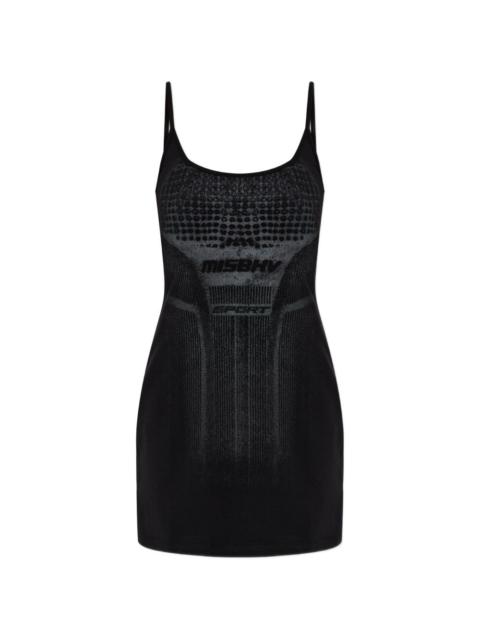 logo-detail mini dress