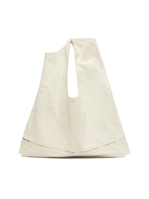 White Sculptural Convertible Vest Bag