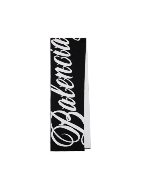 Men's Big B Scarf in Black/white