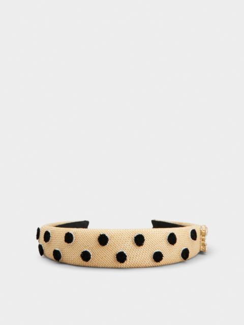 Polka Dot Très Vivier Hairband