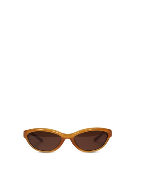OVAL-FRAME SUNGLASSES