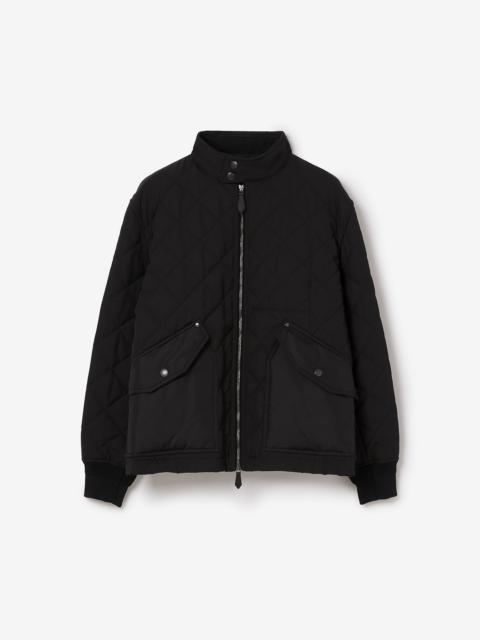 Quilted Thermoregulated Harrington Jacket