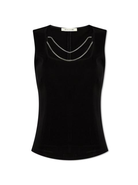 1017 ALYX 9SM Sleeveless Square Neck Chain Top