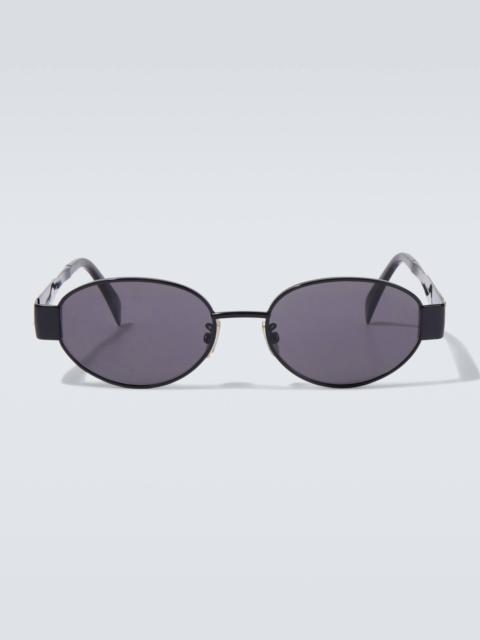 Triomphe Metal 01 oval sunglasses
