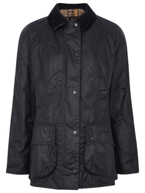 Barbour Beadnell Navy Waxed Cotton Jacket
