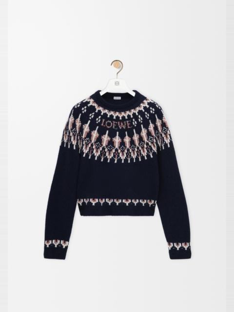 Sweater in wool blend