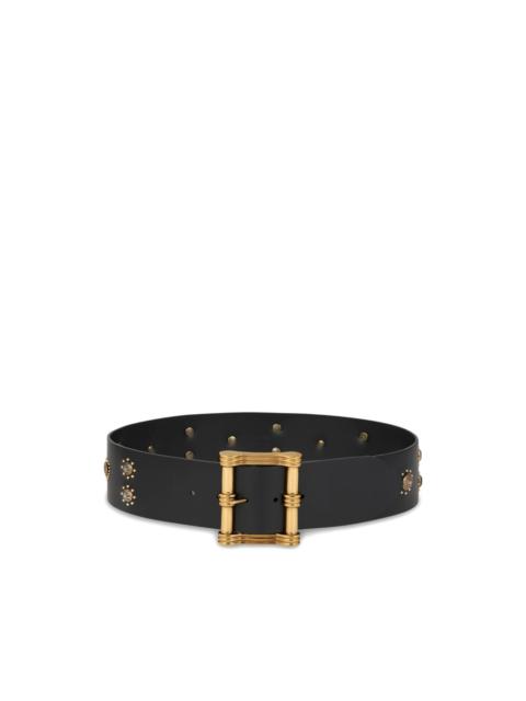 studded leather belt