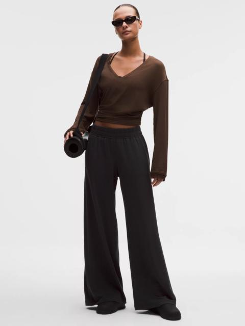 BeCalm Mid-Rise Wide-Leg Pant *Updated Fabric