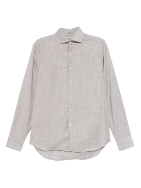 oxford wool shirt