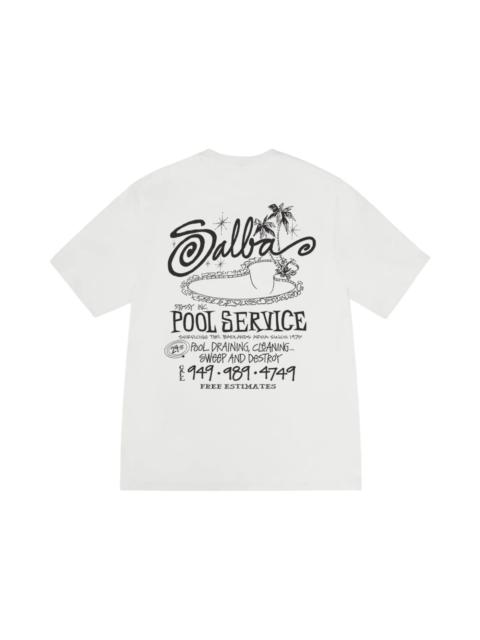 Stussy Pool Service Pigment Dyed Tee Natural