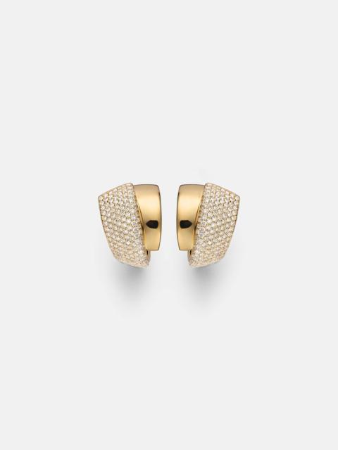 Divino 18kt gold earrings with diamonds