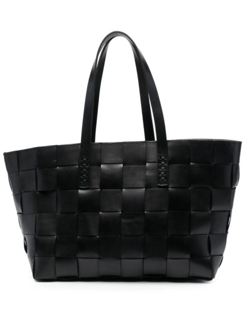 Dragon Diffusion Woven Leather Tote Bag