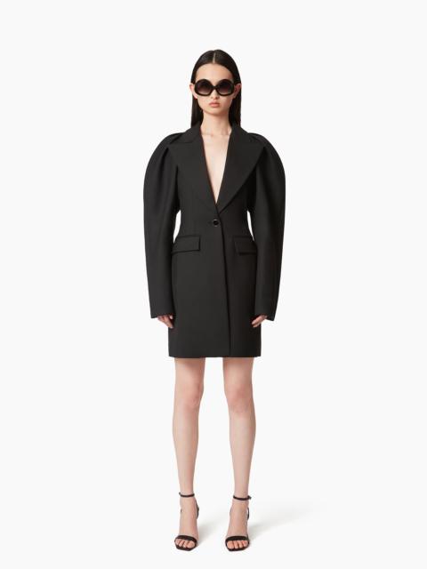 HALTER COAT WITH COCOON SLEEVES