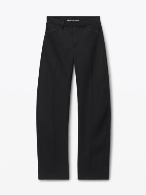 Mid-Rise Tailored Trouser