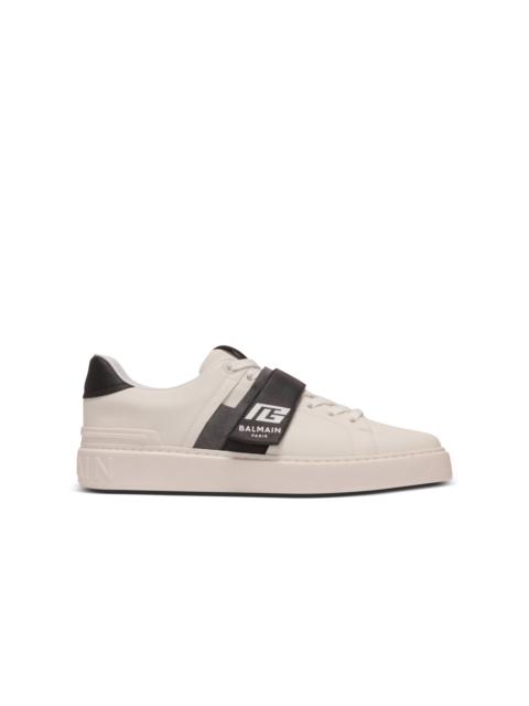 Calfskin B-Court trainers with PB tongue